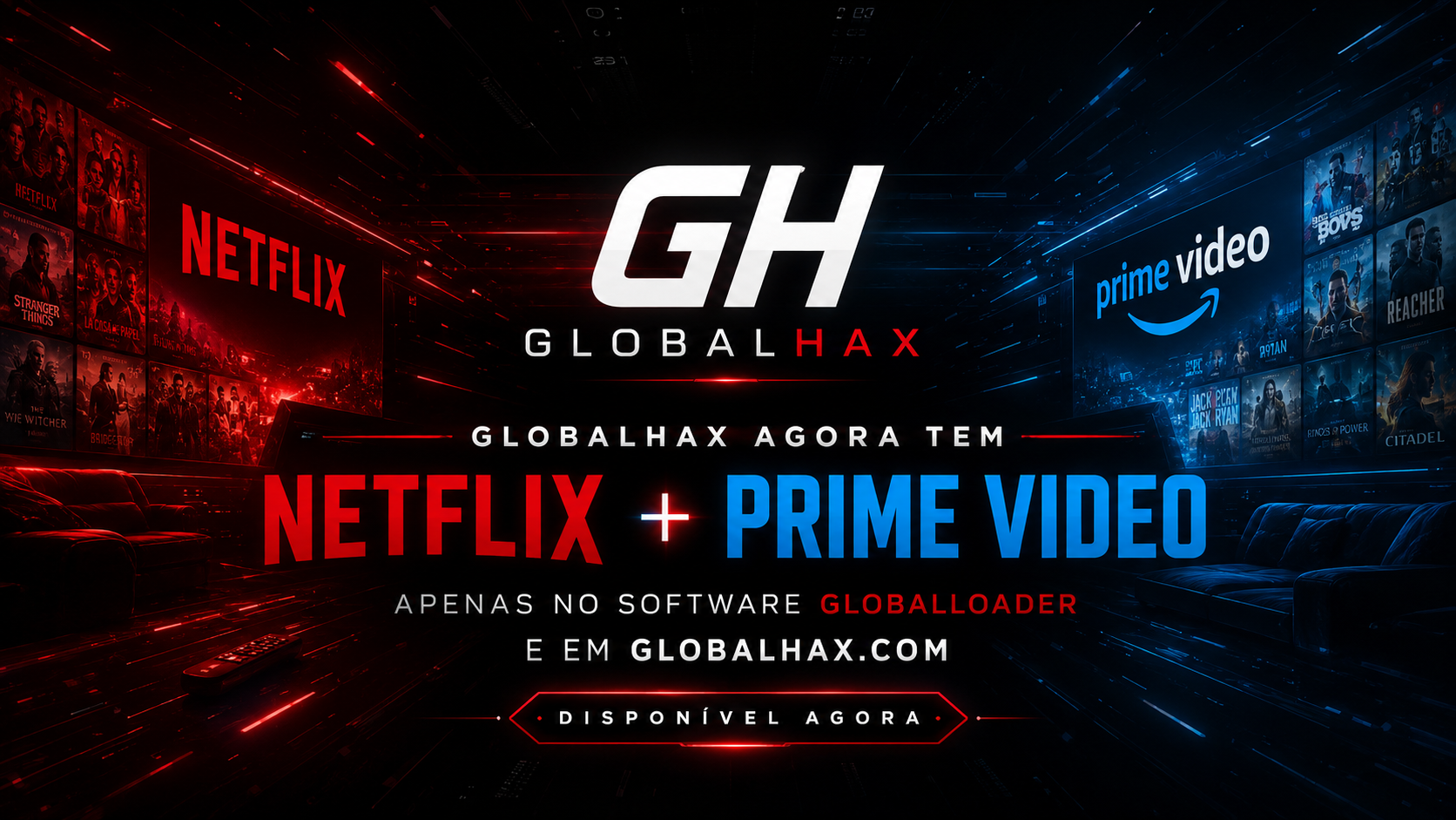 GlobalHax Netflix Auto Login Banner